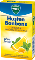 WICK Zitrone & nat.Menthol Bonb.o.Zucker Clickbox