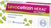 LEVOCETIRIZIN HEXAL bei Allergien 5 mg Filmtabl.